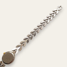 Load image into Gallery viewer, Rare Vintage Seiko Tissé Ruby Jewellery Watch | Two-Tone Laurel Bracelet, Quartz
