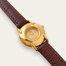 Load image into Gallery viewer, Ladies' Vintage 90s Gold-Plated Fendi 400L Watch - Leather Strap, Quartz
