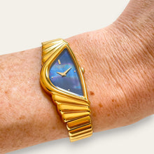 Load image into Gallery viewer, Vintage Seiko Rivoli Ladies Dress Watch, Blue MOP Dial 1N00-5E09 Quartz
