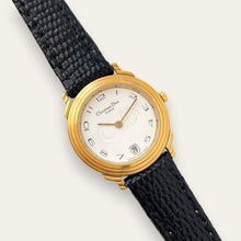 Load image into Gallery viewer, Vintage Christian Dior 1990s Ladies Watch White Dial CD Logo Gold Tone, Quartz

