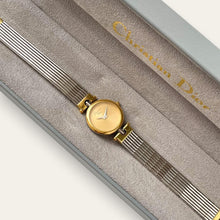 Load image into Gallery viewer, Vintage Christian Dior 3025 — 1990s Gold Dial Two-Tone Watch, Quartz

