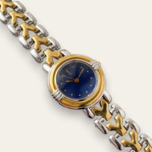 Load image into Gallery viewer, YSL Two-Tone Blue Dial Ladies' Watch - Vintage 1990s Yves Saint Laurent, Quartz
