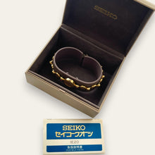 Load image into Gallery viewer, Vintage Seiko Ruby Gold Plated Jewellery Watch Bubble Bracelet, Quartz
