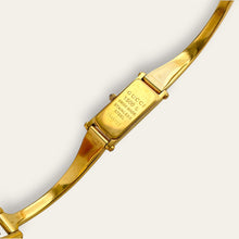 Load image into Gallery viewer, Vintage Gucci 1500L Gold Bangle Watch with Mother of Pearl Dial, 90s Quartz
