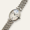 Frédérique Constant Art Déco Oval Diamond Watch — MOP, Steel, Quartz