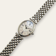 Load image into Gallery viewer, Frédérique Constant Art Déco Oval Diamond Watch — MOP, Steel, Quartz
