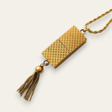 Load image into Gallery viewer, Vintage Peugeot Lipstick Pendant Watch Necklace — Hidden Dial, Mechanical
