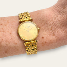Load image into Gallery viewer, Vintage Longines La Grande Classique Gold Plated Watch, Roman Numerals, Quartz

