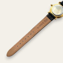 Load image into Gallery viewer, Vintage YSL 1990s Ladies Quartz Watch, Black Dial &amp; Gold Case
