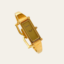 Load image into Gallery viewer, Vintage Gucci 1500L Bangle Watch - Gold Dial, Quartz
