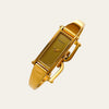Vintage Gucci 1500L Bangle Watch - Gold Dial, Quartz