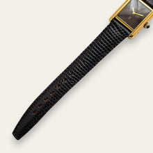 Load image into Gallery viewer, Vintage Must de Cartier Tank Wood Dial Mechanical Watch | 1980s Vermeil
