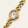 Vintage Ladies' Gold-Plated Seiko Quartz Watch - Oval Dial