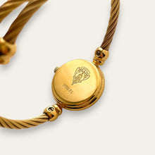 Load image into Gallery viewer, Rare Vintage Gucci 2700L Ladies' Watch | Tiger Eye Dial, Gold Bangle, Quartz

