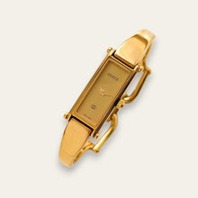Load image into Gallery viewer, Vintage Gucci 1500 Bangle Watch - Gold Dial, Quartz

