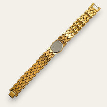 Load image into Gallery viewer, Vintage Seiko Rivoli 4N00-6421 Ladies Watch — Black Dial, Gold, Quartz
