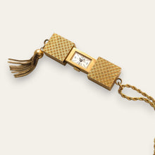 Load image into Gallery viewer, Vintage Peugeot Lipstick Pendant Watch Necklace — Hidden Dial, Mechanical

