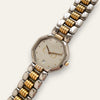 Vintage Two-Tone Christian Dior Ladies' Quartz Watch - Silver Octagon