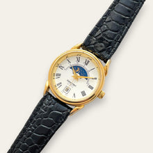 Load image into Gallery viewer, Vintage Constant Sun &amp; Moon Ladies' Gold-Tone Watch | Moonphase, Quartz
