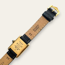 Load image into Gallery viewer, Must de Cartier Tank Vermeil — Black Dial, Mechanical, 1979

