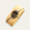 Christian Dior x Bulova Mechanical Bangle Watch 1970s | Bakelite Ivory Cuff