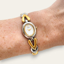 Load image into Gallery viewer, Two-Tone Seiko Quartz Cocktail Watch, Oval Dial, 1990s
