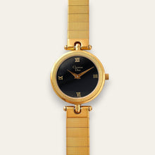 Load image into Gallery viewer, Vintage Christian Dior Quartz Watch, Ref. 3043, Black Dial, 1990s
