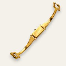 Load image into Gallery viewer, Vintage Gucci 1500L Gold Bangle Watch with Mother of Pearl Dial, 90s Quartz
