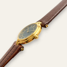 Load image into Gallery viewer, Vintage Raymond Weil Genève Gold-Plated Quartz Watch Blue Dial 1990s
