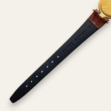 Load image into Gallery viewer, Vintage Raymond Weil Genève Gold-Plated Quartz Watch Blue Dial 1990s

