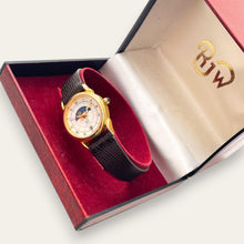 Load image into Gallery viewer, Ladies Vintage RJW Sun &amp; Moon Quartz Watch 90s
