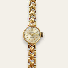 Load image into Gallery viewer, Vintage Rolex Precision Mechanical 9ct Gold Ladies Cocktail Watch
