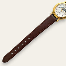 Load image into Gallery viewer, Vintage Lorus by Seiko Sun &amp; Moon Ladies Watch, Leather Strap, Quartz
