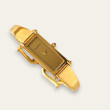 Load image into Gallery viewer, Vintage Gucci 1500L Bangle Watch - Gold Dial, Quartz
