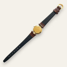 Load image into Gallery viewer, Vintage Raymond Weil Genève Gold-Plated Quartz Watch Blue Dial 1990s
