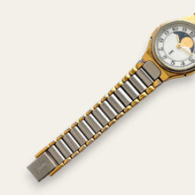 Load image into Gallery viewer, Vintage Yves Saint Laurent Moon Phase Quartz Watch, Two-Tone Bracelet
