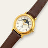 Vintage Lorus by Seiko Sun & Moon Ladies Watch, Leather Strap, Quartz