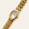 Vintage Seiko Quartz Baignoire-Style Oval Gold-Plated Watch 4N00-5920
