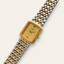 Load image into Gallery viewer, Vintage Longines Quartz Watch, Two-Tone, Champagne Dial, Ref. 6640
