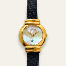 Load image into Gallery viewer, Vintage Gucci 5300L Quartz Watch, Mother-of-Pearl Dial, Gold-Plated
