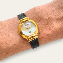 Load image into Gallery viewer, Vintage Gucci 5300L Quartz Watch, Mother-of-Pearl Dial, Gold-Plated
