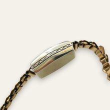 Load image into Gallery viewer, Vintage Bucherer Mechanical Cocktail Watch with Green Guilloche Enamel
