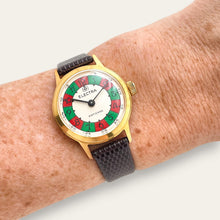 Load image into Gallery viewer, Vintage Electra Roulette Dial Watch | 1970s Swiss Mechanical, NOS

