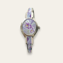 Load image into Gallery viewer, Vintage André Mouche Peek-a-Boo Quartz Cocktail Watch, Purple, 2006
