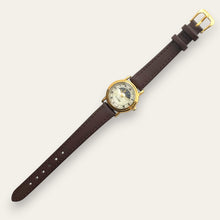 Load image into Gallery viewer, Vintage Citron Sun &amp; Moon Ladies' Gold-Tone Watch | Mother of Pearl, Quartz
