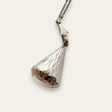 Load image into Gallery viewer, Vintage Bucherer Swiss Mechanical Pendant Watch Silver-Tone Bar Chain
