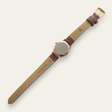 Load image into Gallery viewer, Vintage Zeon Moon Phase Ladies' Gold-Tone Watch | White Dial, Quartz
