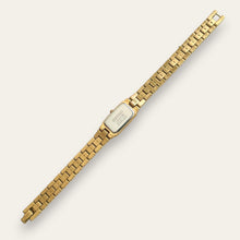 Load image into Gallery viewer, Vintage Seiko Gold-Tone Quartz Watch, Mother of Pearl, V220-0AB0
