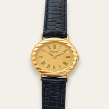 Load image into Gallery viewer, 1980s Raymond Weil Gold Plated Mechanical Tank-Style Vintage Watch
