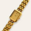 Vintage Seiko V400-6160 Ladies Quartz Watch, Gold-Plated Link Bracelet